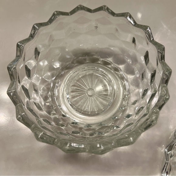 Vintage Fostoria American Glass Clear Fairy Lamp - Picture 5 of 6